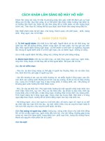 KHÁM LÂM SÀNG HÔ HẤP