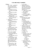 câu hỏi trắc nghiệm và tự luận chủ nghĩa khoa học mác - lênin