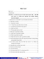 Kế toán quản trị chi phí sản xuất và tính giá thành sản phẩm tại công ty cổ phần nhôm khánh hòa