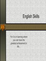 English skills for technical students