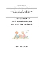 bài giảng y phục trẻ em