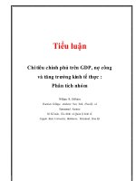 chi tiêu chính phủ trên gdp, nợ công và tăng trưởng kinh tế thực