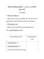 giáo án tiếng việt lớp 5 - tập làm văn