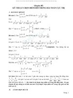 Kĩ thuật chọn điểm rơi