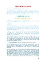 HỘI CHỨNG VAN TIM : HẸP HỞ VAN 2, 3 LÁ