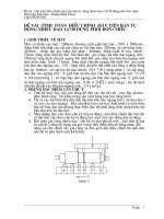 tính toán điều chỉnh máy tiện bán tự động nhiều dao 7a10 dùng phôi đơn chiếc
