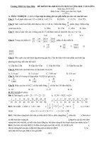 đề kiểm tra khảo sát chất lượng đầu vào lớp 6