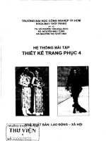 hệ thống bài tập thiết kế trang phục 4