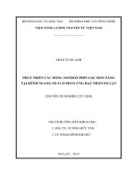phát triển các dòng nơtron phin lọc đơn năng tại kênh ngang số 4 lò phản ứng hạt nhân đà lạt