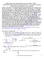 dùng vecto giải toán điện xoay chiều