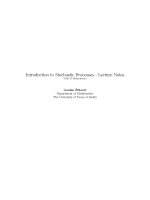 introduction to stochastic processes