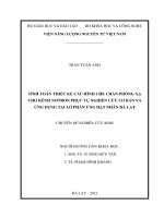 tính toán thiết kế cấu hình che chắn phóng xạ cho kênh nơtron phục vụ nghiên cứu cơ bản và ứng dụng tại lò phản ứng hạt nhân đà lạt