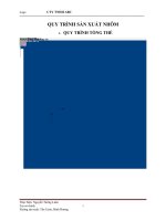 QUY TRÌNH sản XUẤT NHÔM