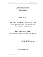 Đồ án tốt nghiệp tính toán   thiết kế hệ thống sấy muối tinh bằng phương pháp sấy tầng sôi liên tục năng suất đầu vào 1 tấn giờ