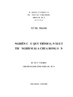 Đồ án tốt nghiệp nghiên cứu quy trình sản xuất thử nghiệm sản phẩm sữa chua rong sụn