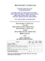 phân phối chương trình vật lý 8