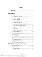 bước đầu nghiên cứu, đề xuất quy trình sản xuất thử nghiệm đồ hộp súp lơ dầm giấm