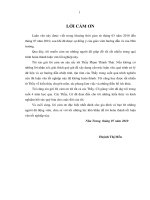 Khảo sát thực trạng tiêu dùng sữa ngoại nhập trên địa bàn thành phố nha trang