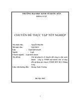 chế độ pháp lý về chuyển đổi công ty nhà nước thành công ty tnhh một thành viên và thực tiễn áp dụng tại công ty tnhh mtv bca thăng long