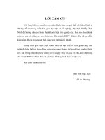 Thực trạng tín dụng bán lẻ tại chi nhánh ngân hàng đầu tư và phát triển khánh hòa