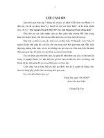 khóa luận tốt nghiệp xây dựng kế hoạch haccp cho mặt hàng bạch tuộc đông lạnh