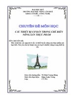 hãy trình bày các nguyên lý sấy và thiết bị sấy nông sản thực phẩm mà bạn biết. nêu yêu cầu kỹ thuật của các loại calolifer dùng trong thiết bị sấy.