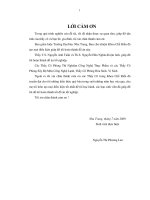 Đồ án tốt nghiệp nghiên cứu xây dựng quy trình sản xuất thử nghiệm sản phẩm trà chuối hột