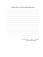 Kế toán chi phí sản xuất và tính giá thành sản phẩm xây lắp tại công ty cổ phần xây dựng nông nghiệp và phát triển nông thôn quảng trị