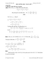 tài liệu bồi  dưỡng hsg  toán lớp 7