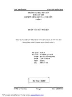 thiết kế và chế tạo thiết bị tự động báo sự cố áp lực dầu bôi trơn động cơ đốt trong bằng vi điều khiển