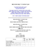 phân phối chương trình vật lý 6