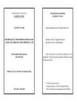 biện pháp quản lý đổi mới phương pháp dạy học tại học viện chính trị - hành chính khu vực iii tóm tắt