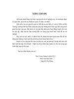 thiết kế hệ thống xử lý nước thải nhà máy chế biến tinh bột sắn yên thành – nghệ an