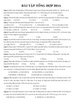 tổng hợp 5 đề thi hóa học tham khảo