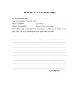 Thực trạng và giải pháp hoàn thiện công tác tái thẩm định dự án đầu tư của ngân hàng TMCP các doanh nghiệp ngoài quốc doanh việt nam