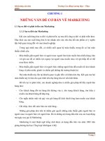 Bài giảng môn học VẤN ĐỀ CƠ BẢN VỀ MARKETING