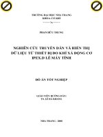 nghiên cứu truyền dẫn và hiển thị dữ liệu từ thiết bị đo khí xả động cơ ipex.d lê máy tính