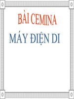 tiểu luận máy điện di