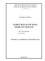 nghi lễ gia đình của người mảng ở việt nam bản tóm tắt tiếng anh
