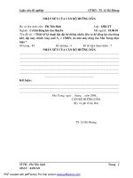 thiết kế kỹ thuật lắp đặt hệ thống nhiên liệu và hệ động lực tàu hàng khô, lắp máy chính công suất n e = 1500ps, do nhà máy đóng tàu nha trang thực hiện