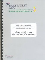 công ty cổ phần mía đường sóc trăng báo cáo tài chính năm tài chính từ 1 tháng 7 năm 2012 đến 30 tháng 6 năm 2013