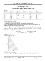 bài tập lớn công trình thủy lợi