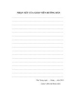 Đo lường ảnh hưởng của chất lượng sản phẩm nước mắm 584 nha trang đến sự thỏa mãn, danh tiếng thương hiệu và vấn đề lòng trung thành của khách hàng