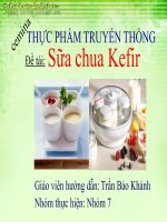 Tìm hiểu quy trình sản xuất Kefir truyền thống
