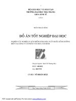 nghiên cứu nghiệp vụ bảo hiểm hàng hóa xuất khẩu bằng đường biển tại công ty cổ phần văn hóa tân bình