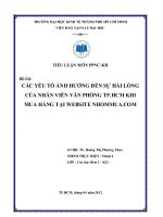 các yếu tố ảnh hưởng đến sự hài lòng của nhân viên văn phòng tp hcm khi mua hàng tại website nhommua.com.pdf