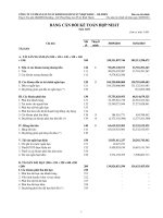 công ty cổ phần sản xuất kinh doanh xuất nhập khẩu gilimex bảng cân đối kế toán hợp nhất báo cáo lưu chuyển tiền tệ kết quả hoạt động kinh doanh báo cáo tài chính hợp nhất năm tài chính kết thúc 30 tháng 9 năm 2010