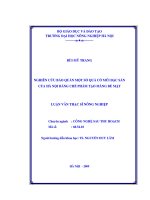 Nghiên cứu bảo quản một số quả có múi đặc sản của hà nội bằng chế phẩm tạo màng bề mặt