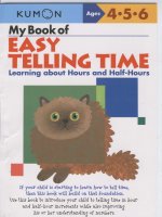 4-5-6 years my books of easy telling time