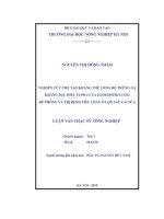 Nghiên cứu chế tạo kháng thể lòng đỏ trứng gà kháng đặc hiệu F4 PILI của Escherichia coli để phòng và trị bệnh tiêu chảy ở lợn sau cai sữa
